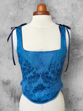 Charger l&#39;image dans la galerie, Corset Harley - Blue Ink
