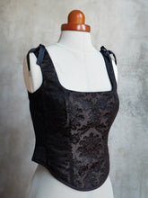 Charger l&#39;image dans la galerie, Corset Harley - Black Ink
