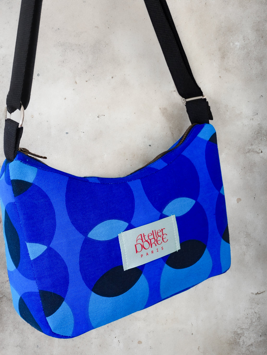 Shoulder bag - Blue circles